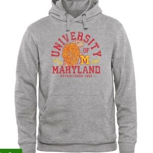 University of Maryland hoodie sweatshirt NWOT
